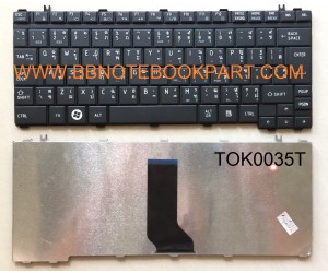 Toshiba Keyboard คีย์บอร์ด Satellite NB520  NB525  ภาษาไทย อังกฤษ